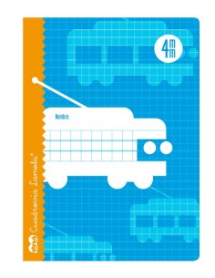 LIBRETA 4º 30H 70G CUADROVIA 4MM